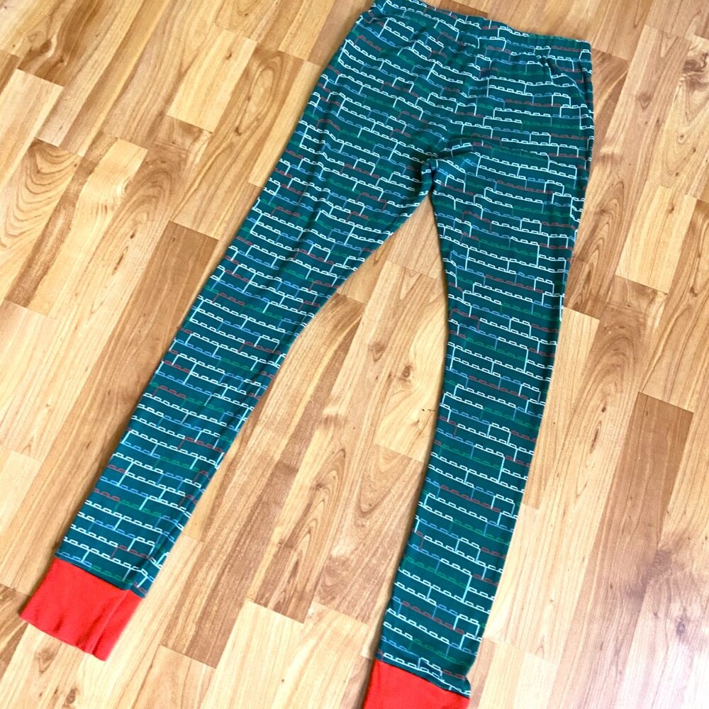 Lego Kids Pajama Bottoms - Green and Red
